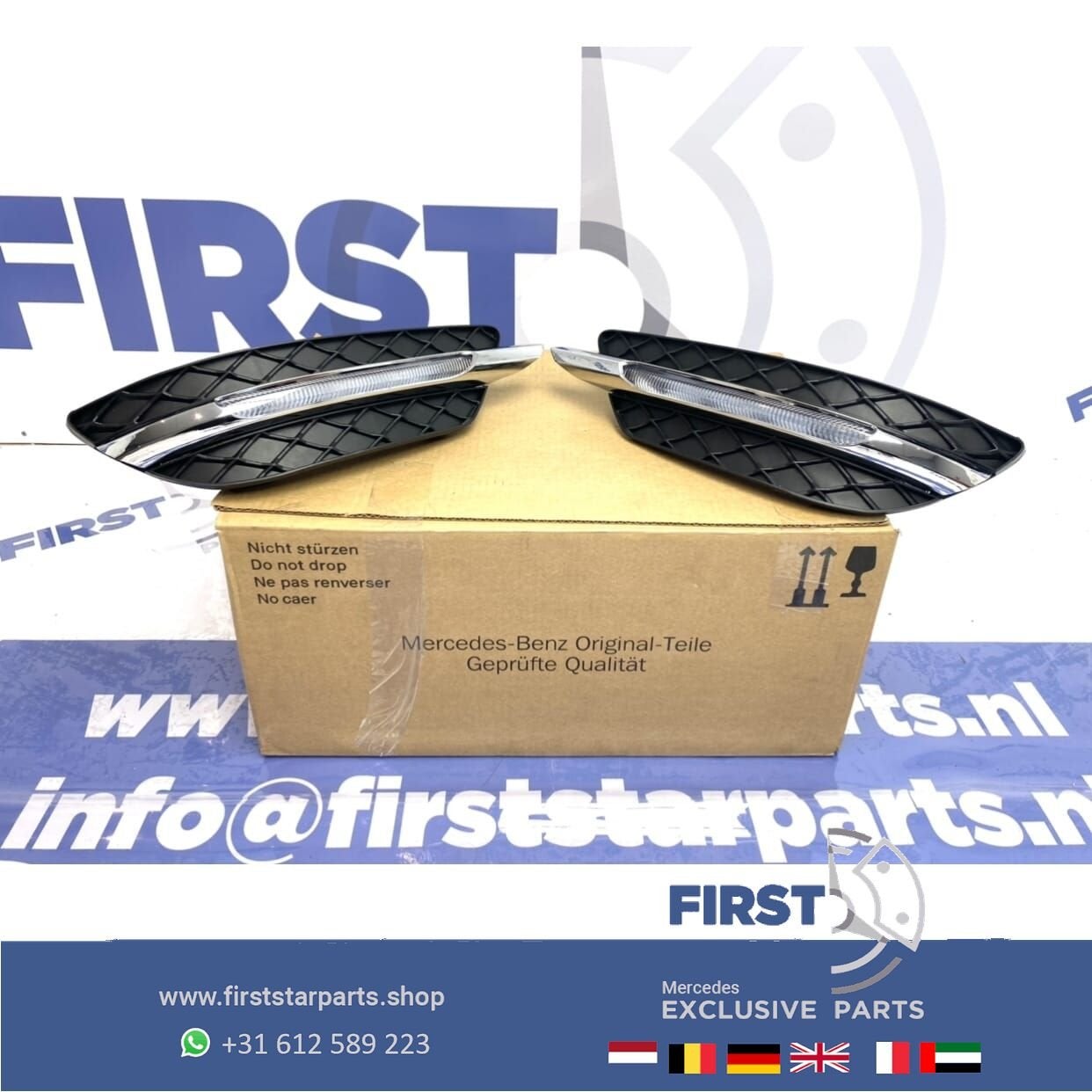 W204 C204 Facelift LED dagrijverlichting set MB C Klasse 204, Gebruikt, -, Ophalen of Verzenden, -