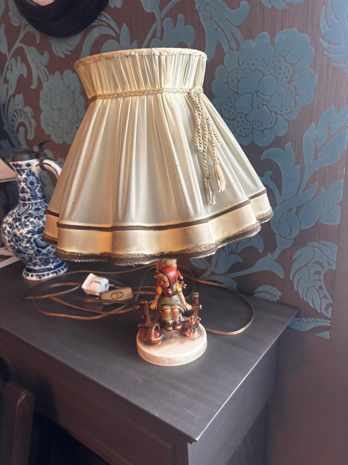 Goebel , hummel tafellamp, Huis en Inrichting, Lampen | Tafellampen, Ophalen, Zo goed als nieuw, Vintage