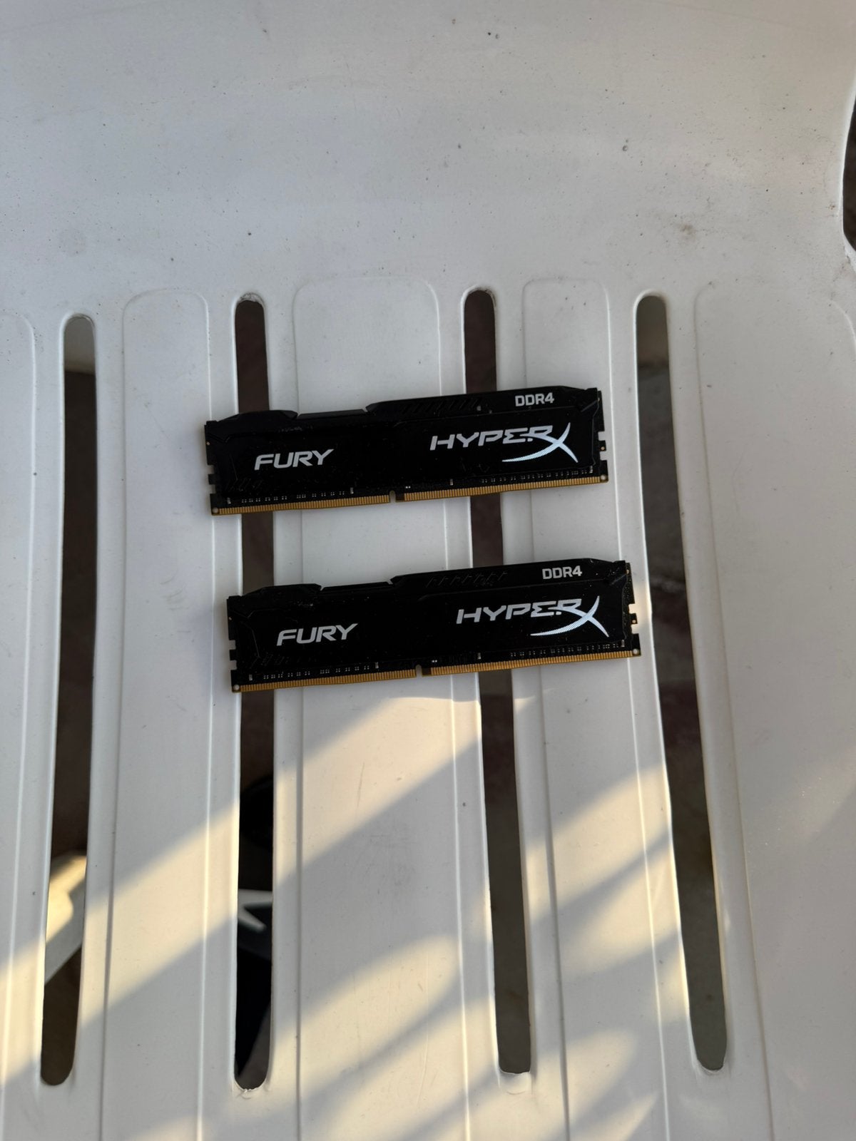 Fury HyperX 8GB DDR4 - RAM (x2), Computers en Software, RAM geheugen, DDR4, Ophalen of Verzenden, Zo goed als nieuw, Desktop