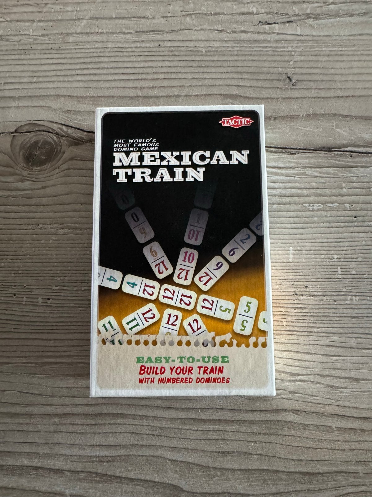 Tactic Mexican Train Domino Game, Hobby en Vrije tijd, Gezelschapsspellen | Bordspellen, Drie of vier spelers, Ophalen of Verzenden