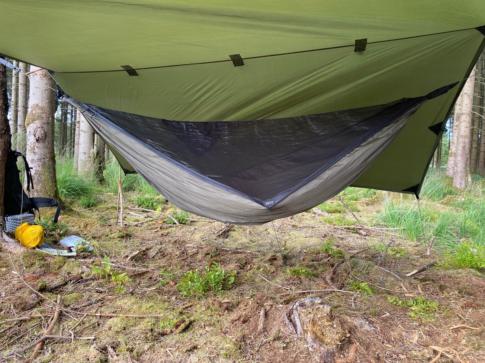 Hennessy Explorer Zip Ultralight XL + accessoires, Caravans en Kamperen, Tenten, tot en met 2, Ophalen of Verzenden