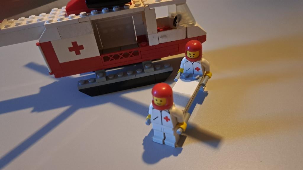 LEGO Legoland Red Cross Helicopter 6691 [1981], Gebruikt, Lego, Ophalen of Verzenden, Compleet