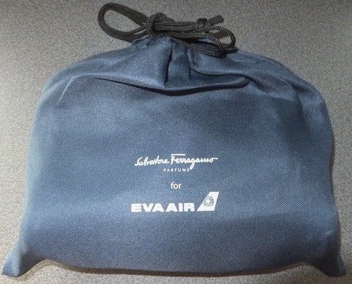 Eva Air - Toilettas ( Salvador Ferragamo ), Sieraden, Tassen en Uiterlijk, Toilettassen, Ophalen of Verzenden, Nieuw, Blauw, Heer of Dame