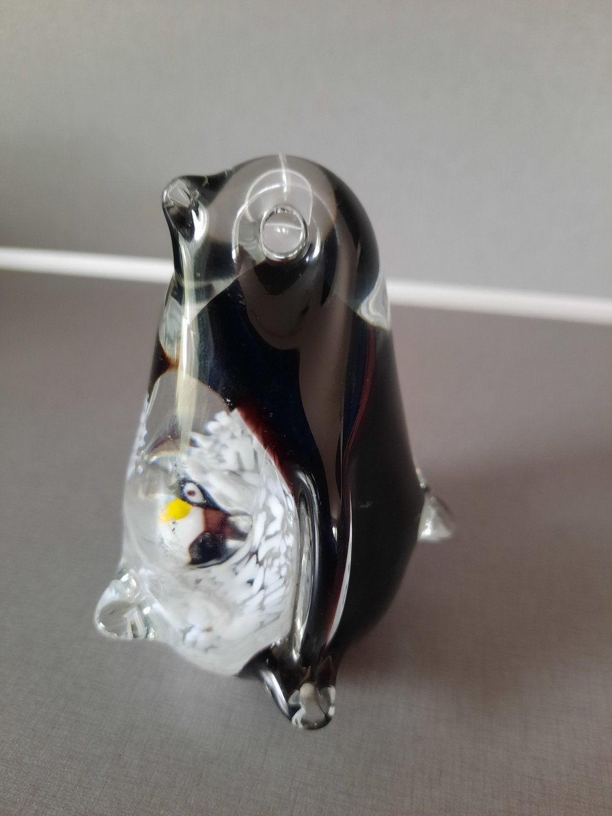 Glazen Pinguïn met baby Pinguïn - Murano stijl, Ophalen of Verzenden