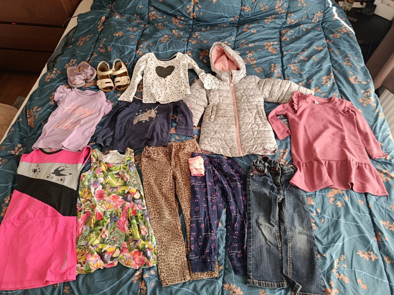 98/104 meisjes kleding pakket, Ophalen of Verzenden, Gebruikt, Maat 98