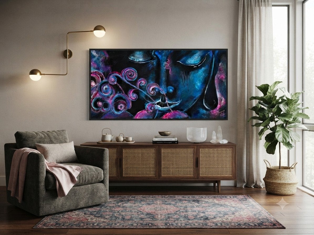 Sad Buddha - Krachtig en mysterieus kunstwerk, Ophalen