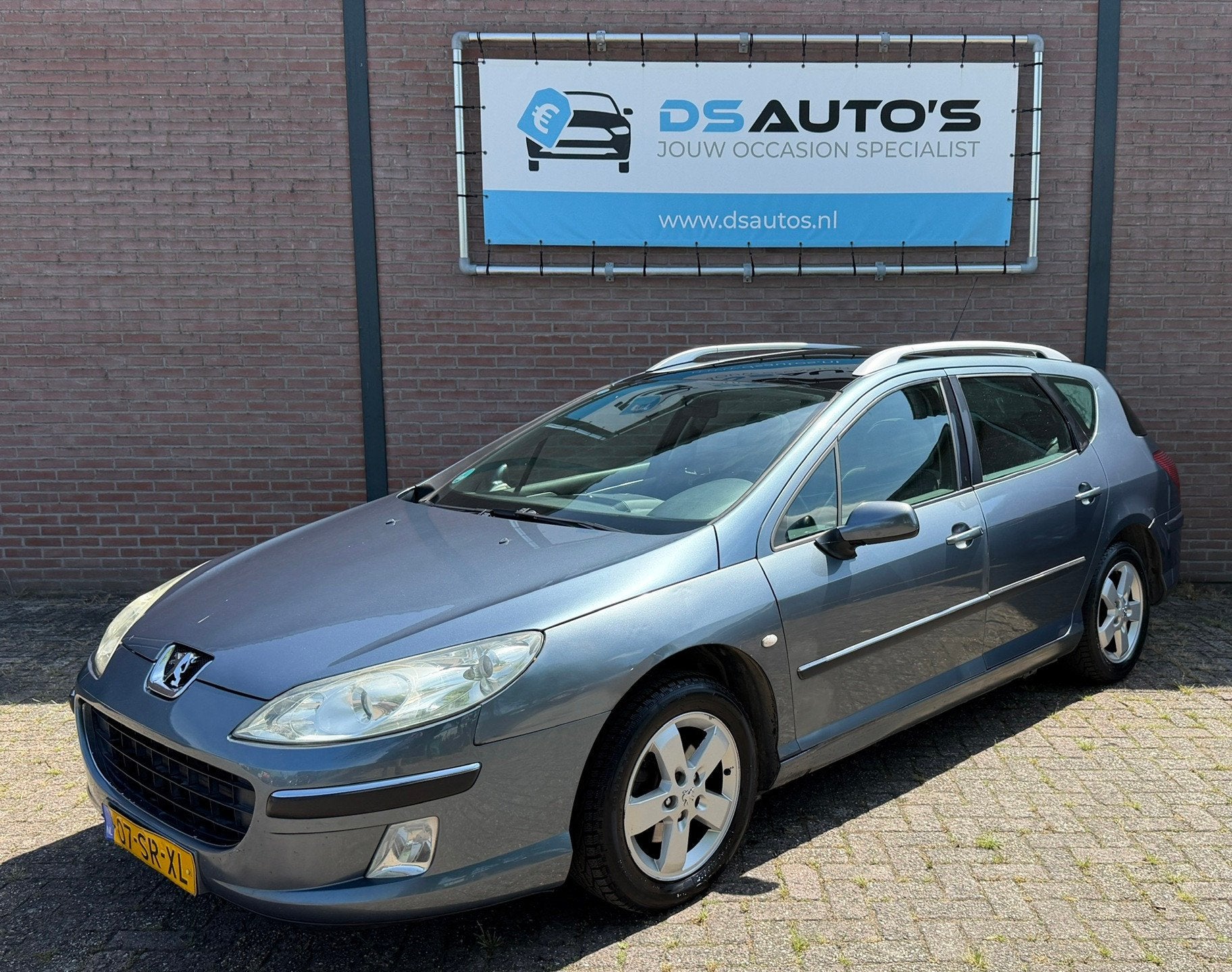 Peugeot 407 SW 1.8-16V XR Pack, Auto's, Voorwielaandrijving, Stof, Gebruikt, Zwart