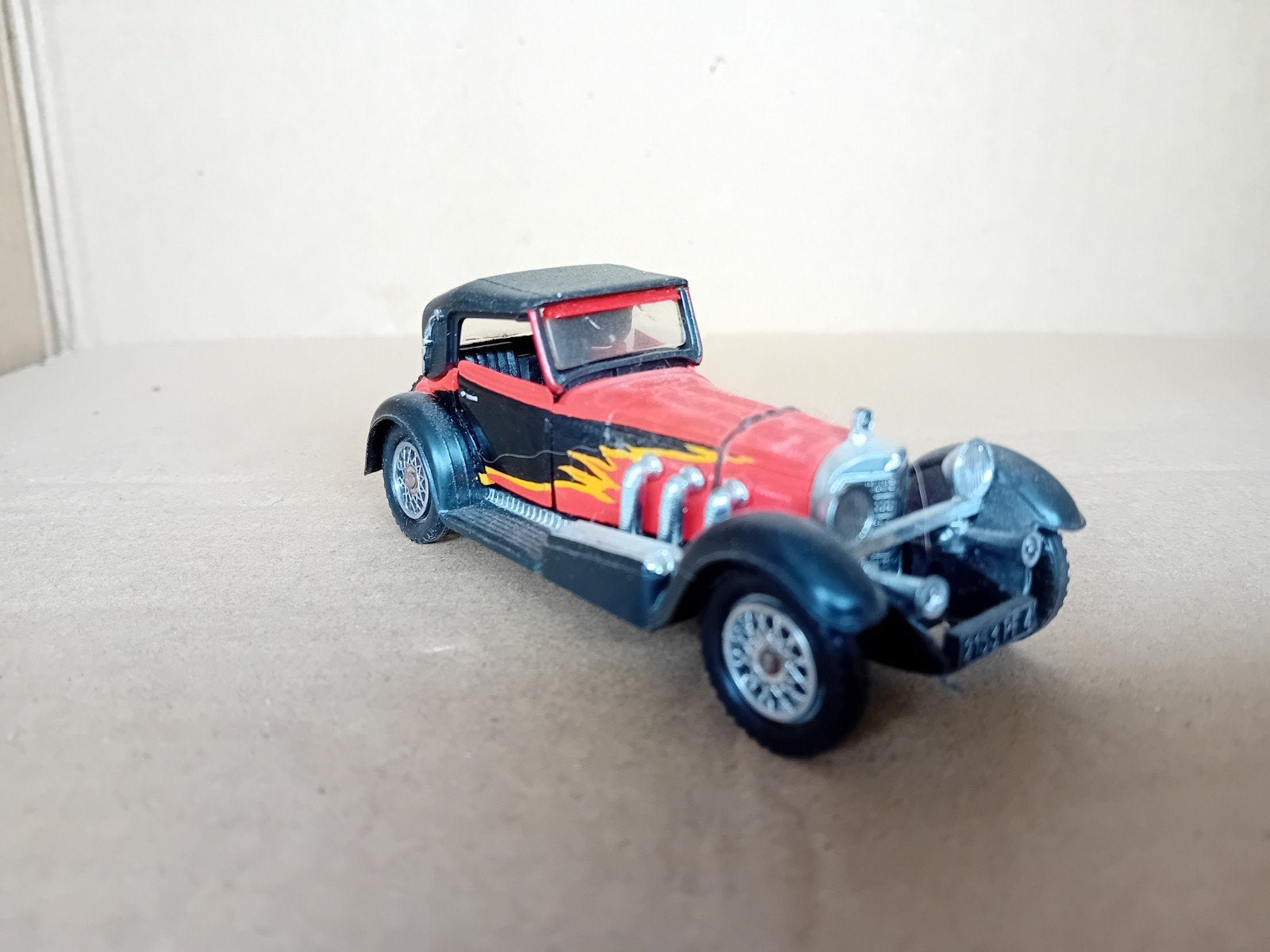 Norev Mercedes SSK 1928 schaalmodel - Goede staat, Ophalen of Verzenden, Gebruikt, Auto, Norev