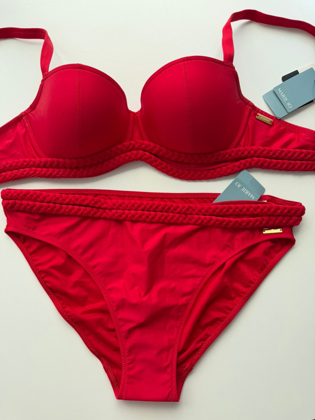Nieuw met kaartjes Marie Jo bikini  rood 70d 42, Verzenden, Nieuw, Rood, Bikini