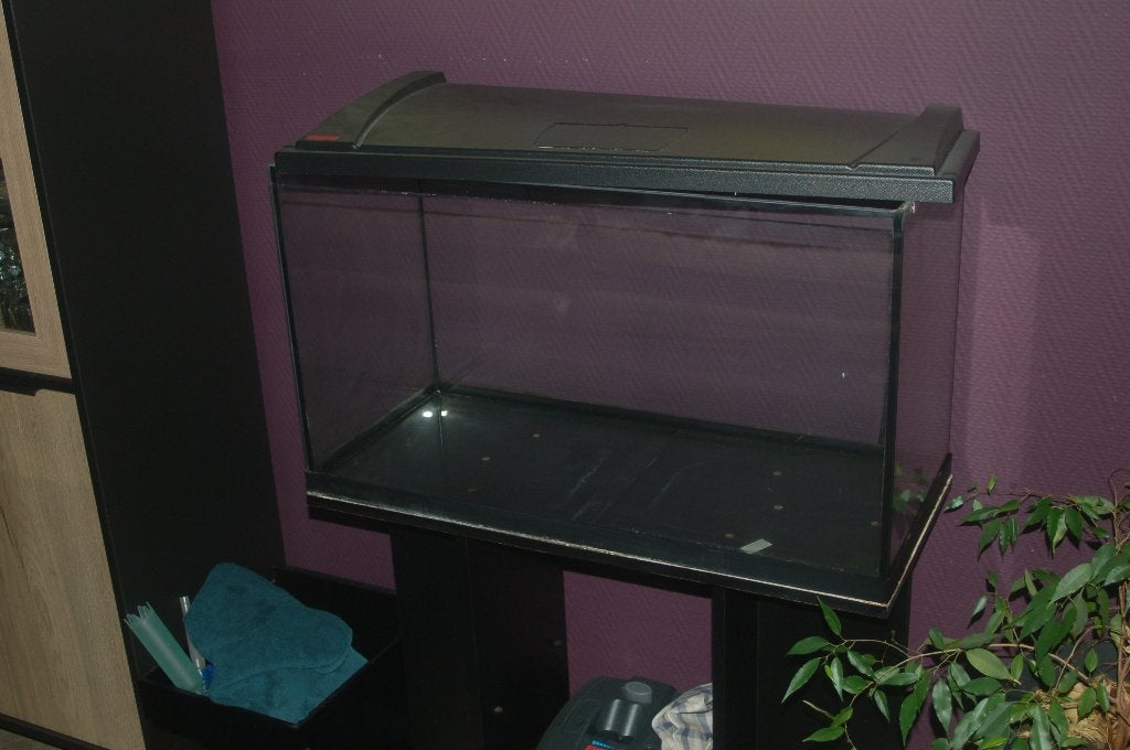 Te koop aquarium 80x36x40(LxBxH), Ophalen, Gebruikt, Overige merken, Inclusief deksel