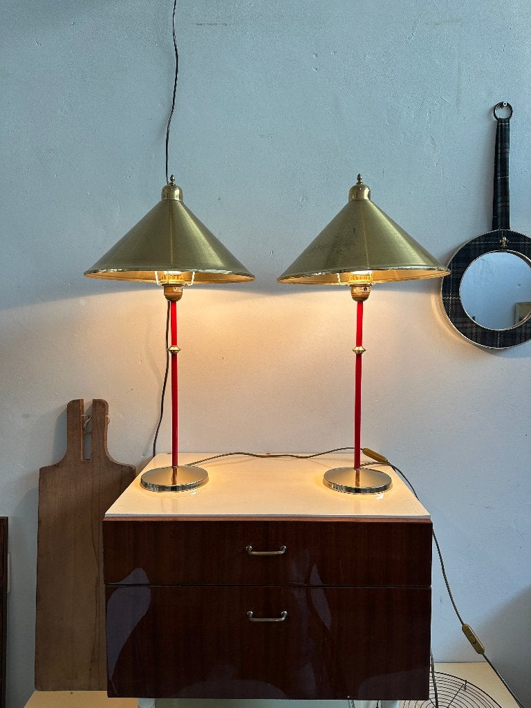 SALE: vintage design tafellamp, Hollywood regency lampen