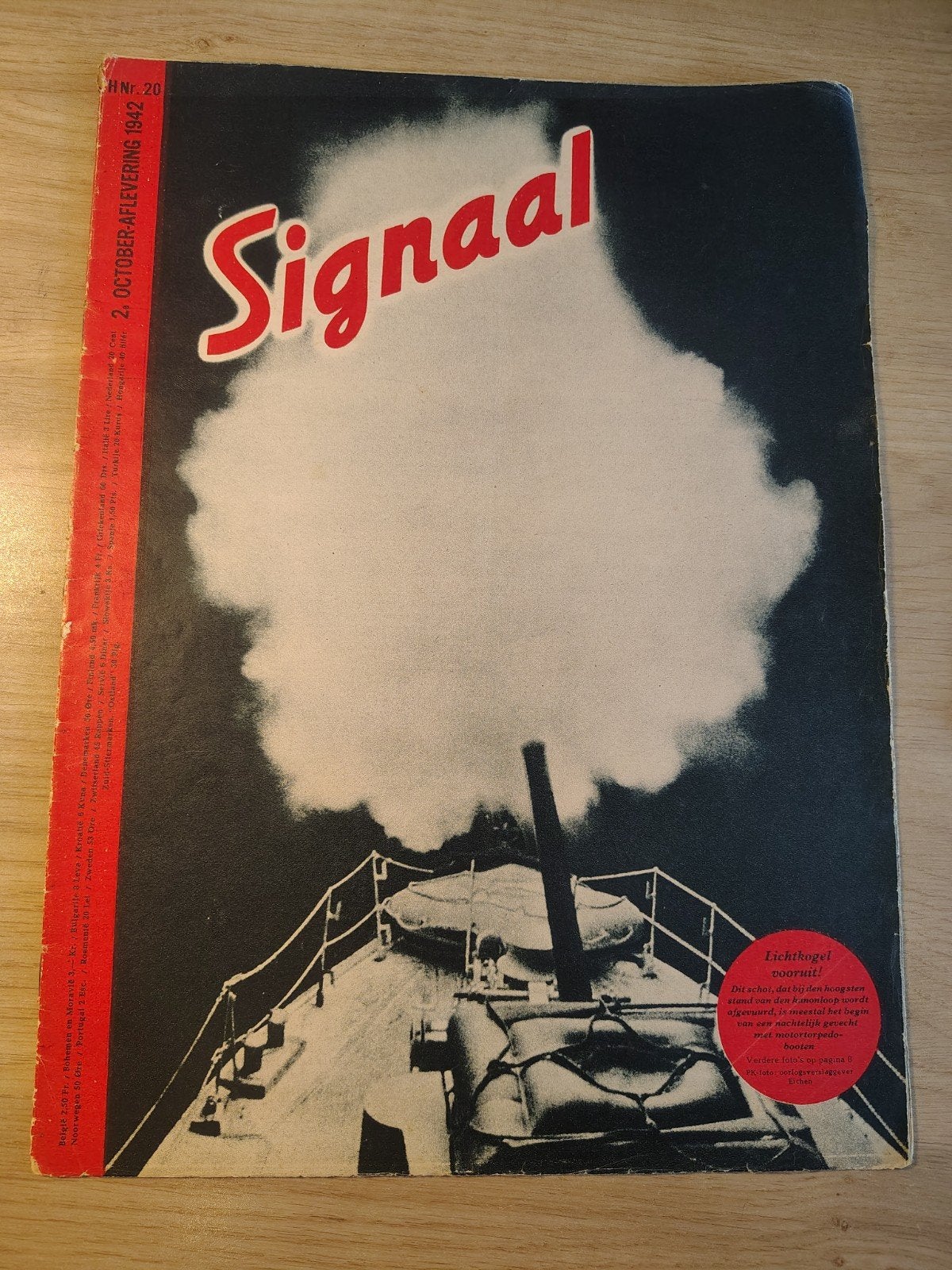 Signaal Nederlands 1942 Nr. 20, Ophalen of Verzenden, Nederland, Boek of Tijdschrift