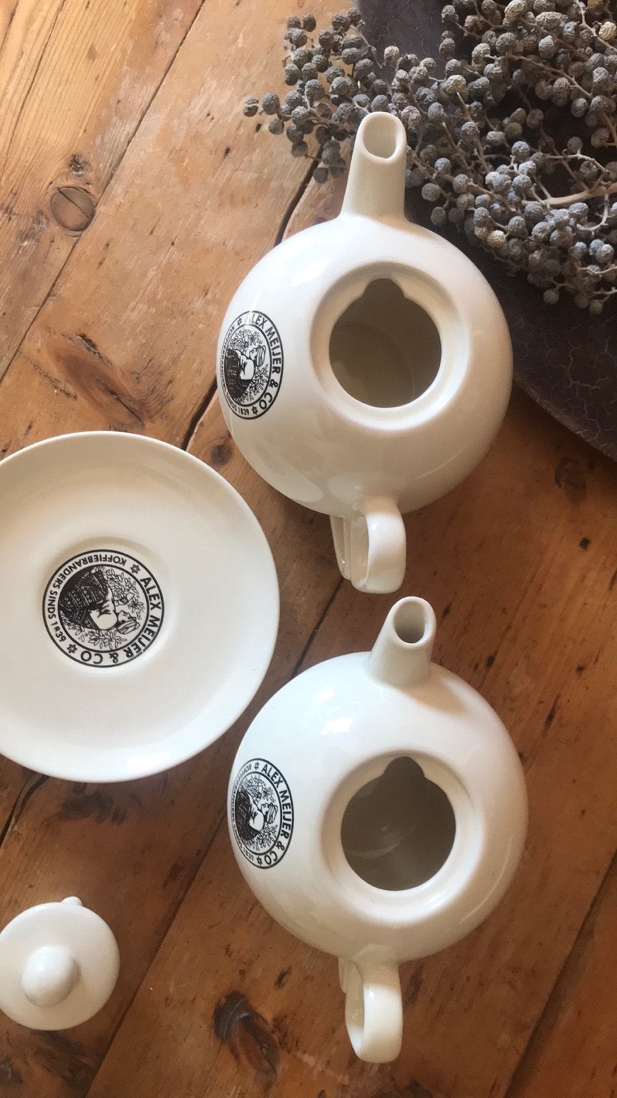 Alex Meijer & Co theepotjes en kopjes set, Huis en Inrichting, Keuken | Servies, Zo goed als nieuw, Compleet servies, Klassiek