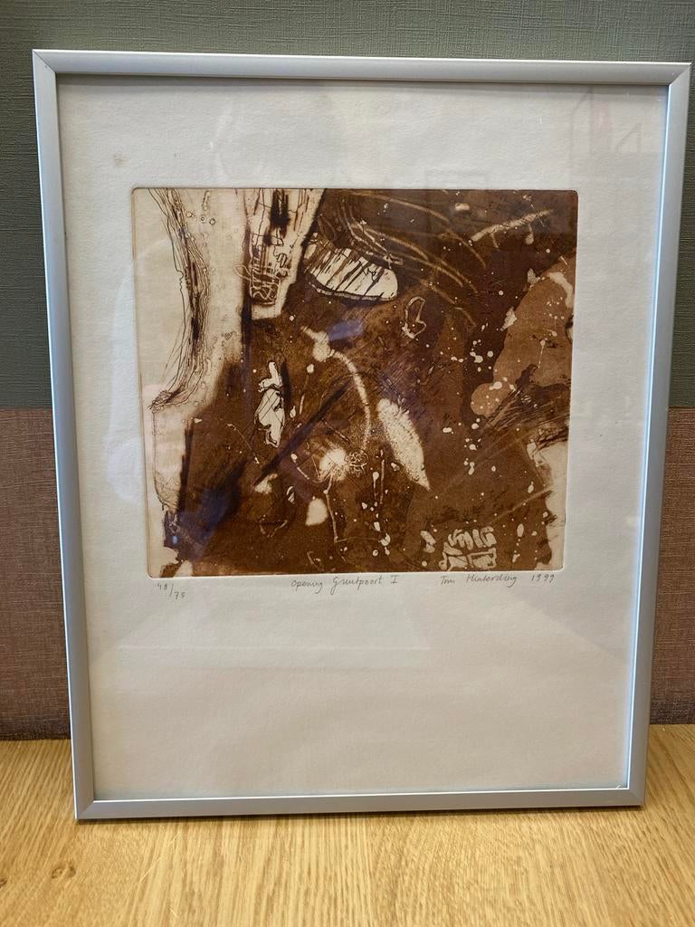 Tim Hinterding - Opening Gruitpoort I (1999), Antiek en Kunst, Kunst | Etsen en Gravures, Ophalen of Verzenden