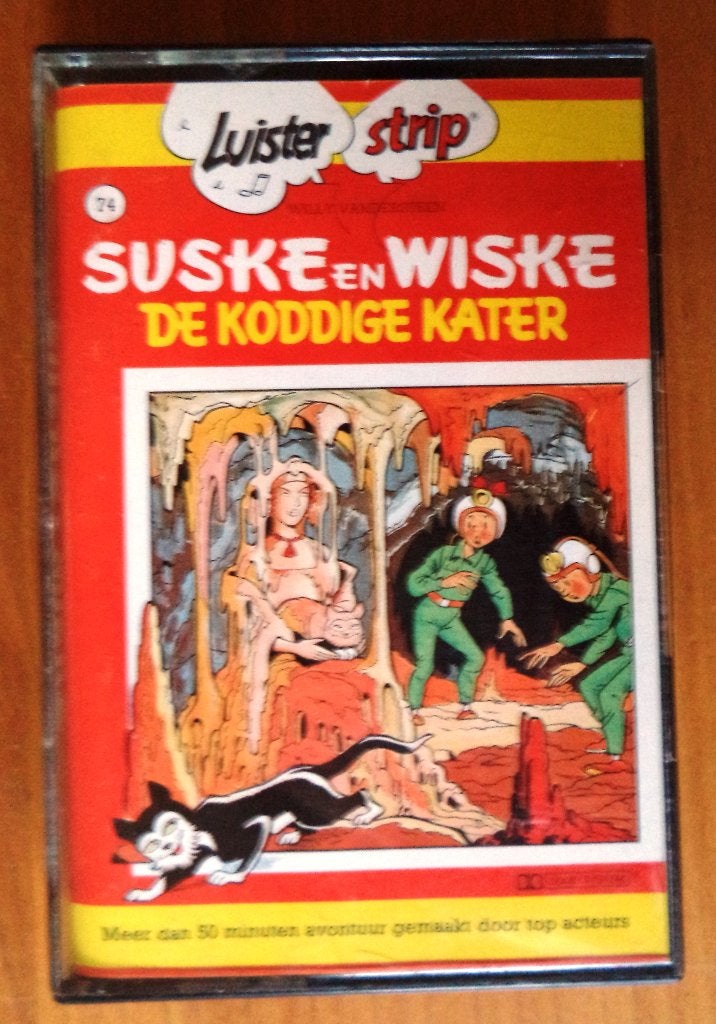 1987 Suske en Wiske cassetteband De Koddige Kater, Gebruikt, Kinderen en Jeugd, 1 bandje, Ophalen of Verzenden