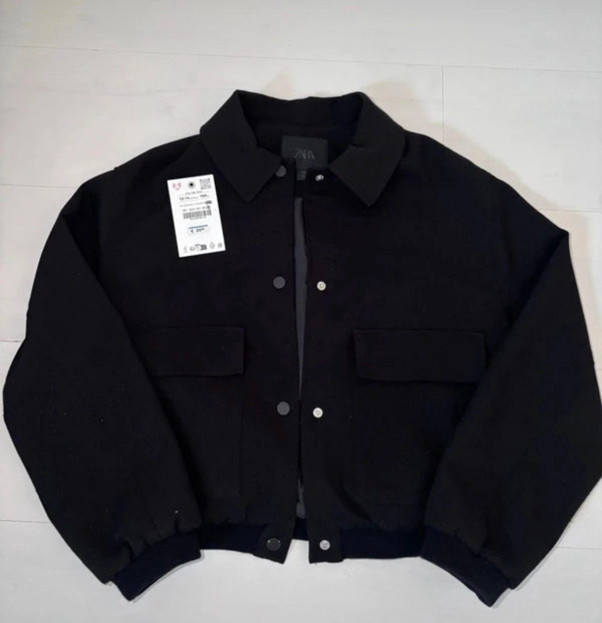 Zara bomber jacket, Ophalen of Verzenden, Zo goed als nieuw, Maat 34 (XS) of kleiner, Zwart