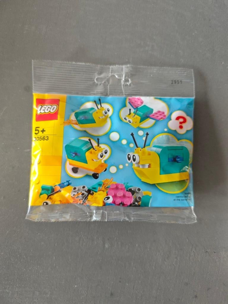 30563 Lego Bouw Je Eigen Slak (Polybag), Lego, Nieuw, Ophalen of Verzenden, Complete set