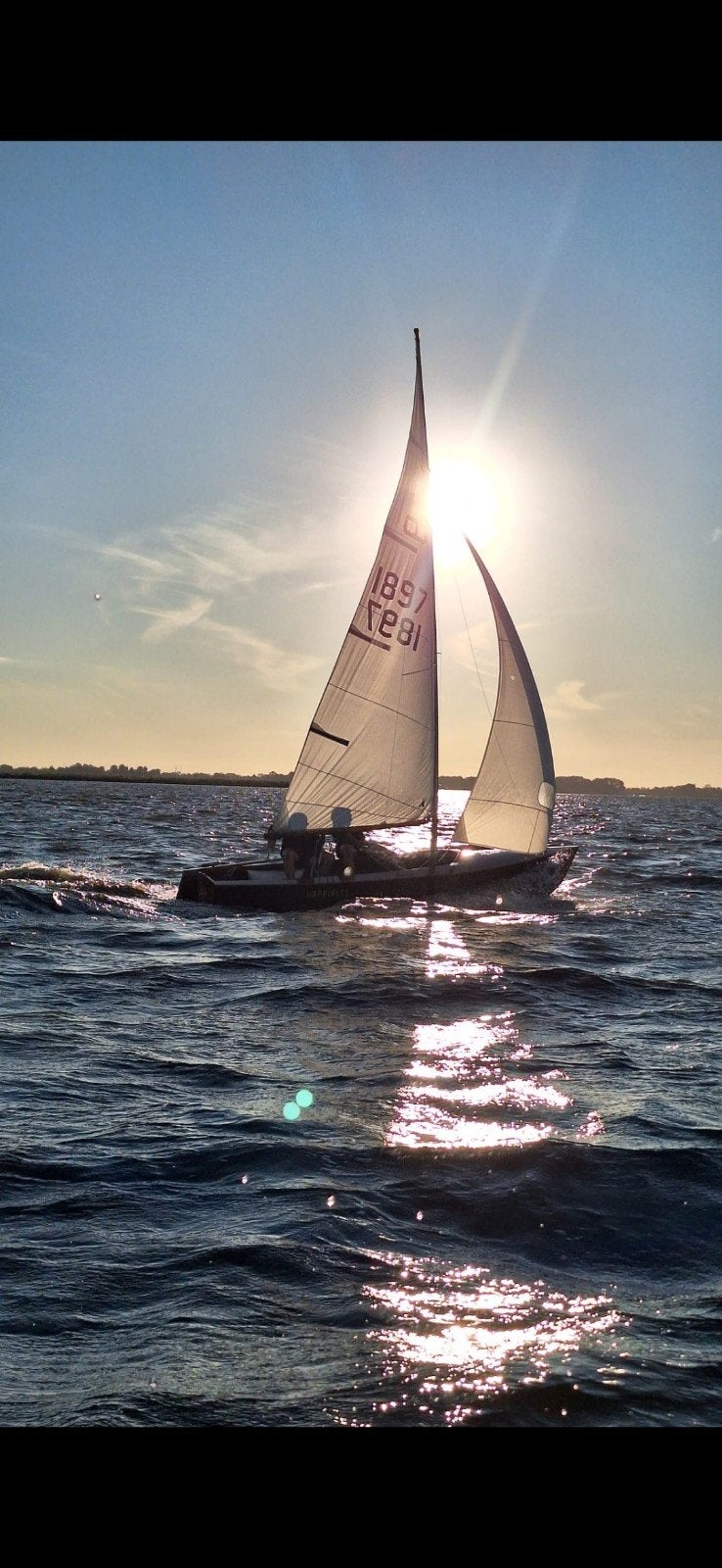 Complete zeilboot schakel met tuigage, Watersport en Boten, Zeilen en Zeiltoebehoren, Ophalen, Gebruikt, Minder dan 15 m²