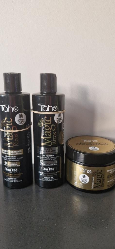 Tahe Magic Rizos shampoos & masker (CG-methode), Ophalen of Verzenden, Zo goed als nieuw, Shampoo of Conditioner