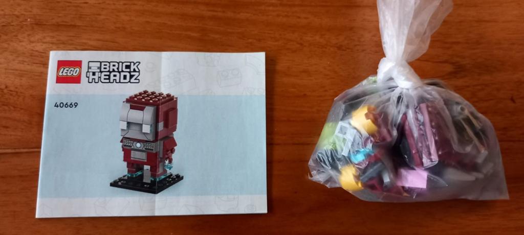 LEGO Brickheadz Iron Man 40669 compleet, Ophalen of Verzenden