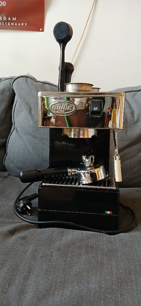 espressomachine quickmill, Ophalen, Zwart, Metaal, Overige merken
