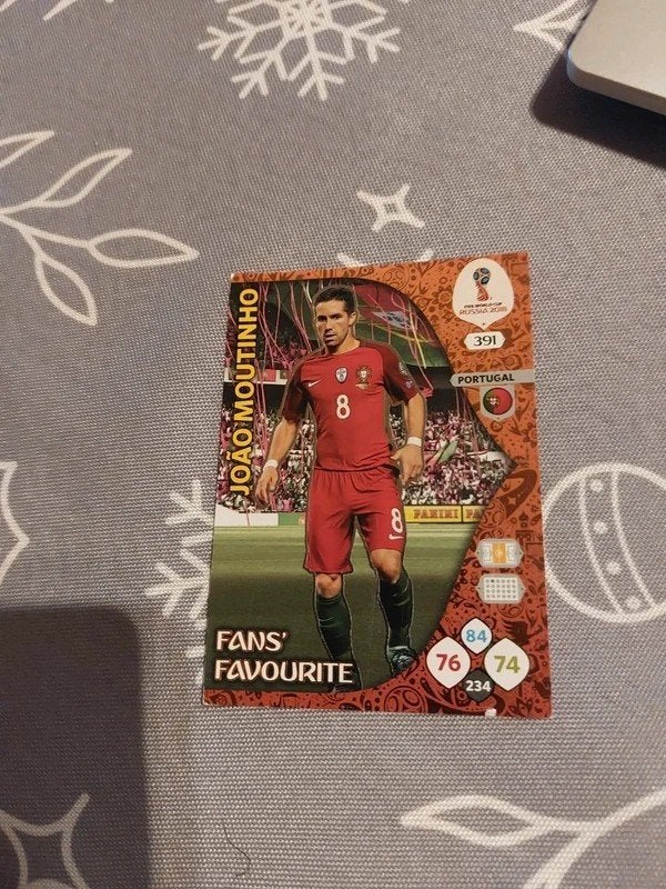 Panini/Voetbalkaart/Joao Moutinho/Portugal/2016-2017, Ophalen of Verzenden, Zo goed als nieuw, Buitenlandse clubs, Poster, Plaatje of Sticker