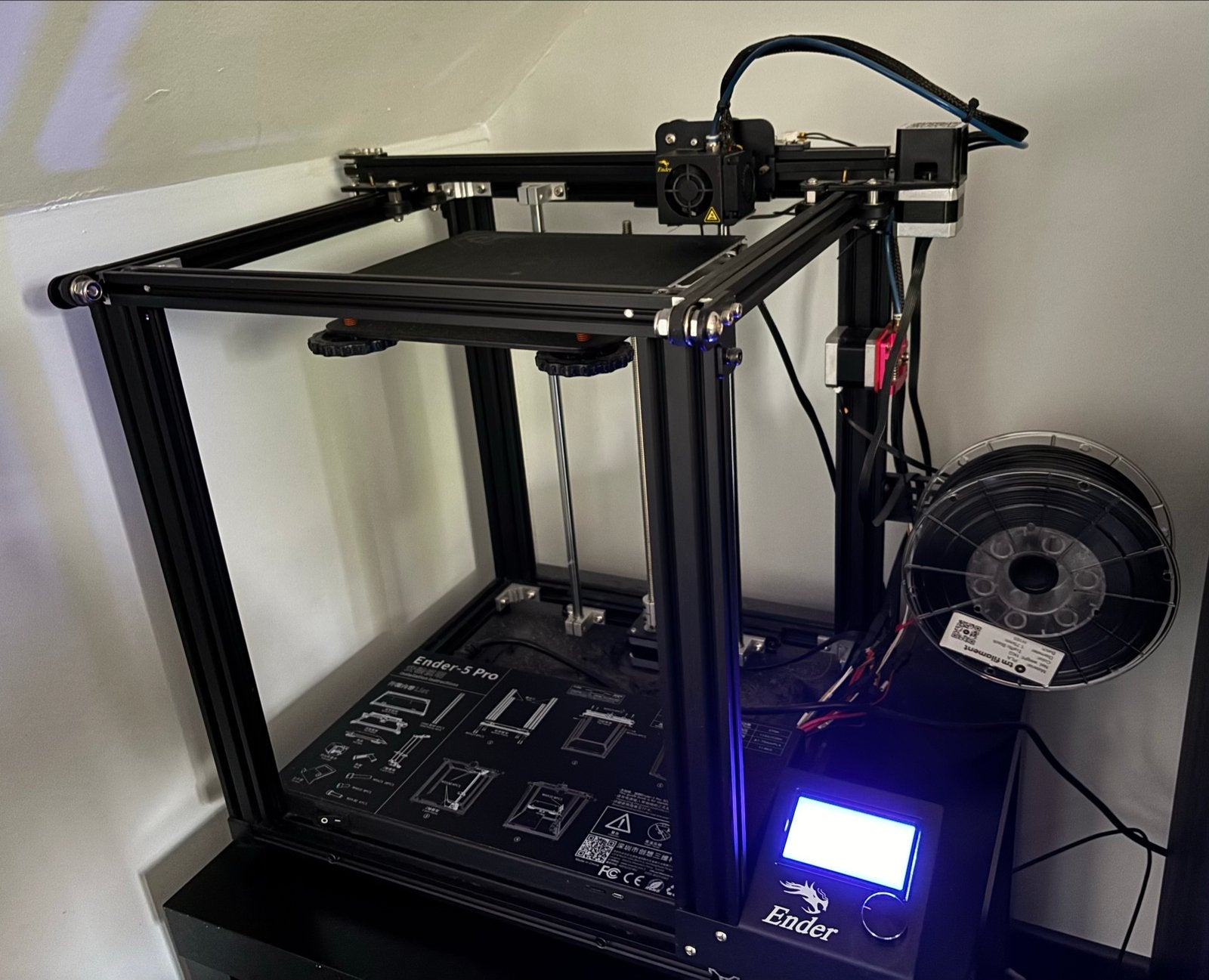 Creality Ender-5 Pro 3D-printer - Zo goed als nieuw, Computers en Software, Ophalen, Zo goed als nieuw, Filament