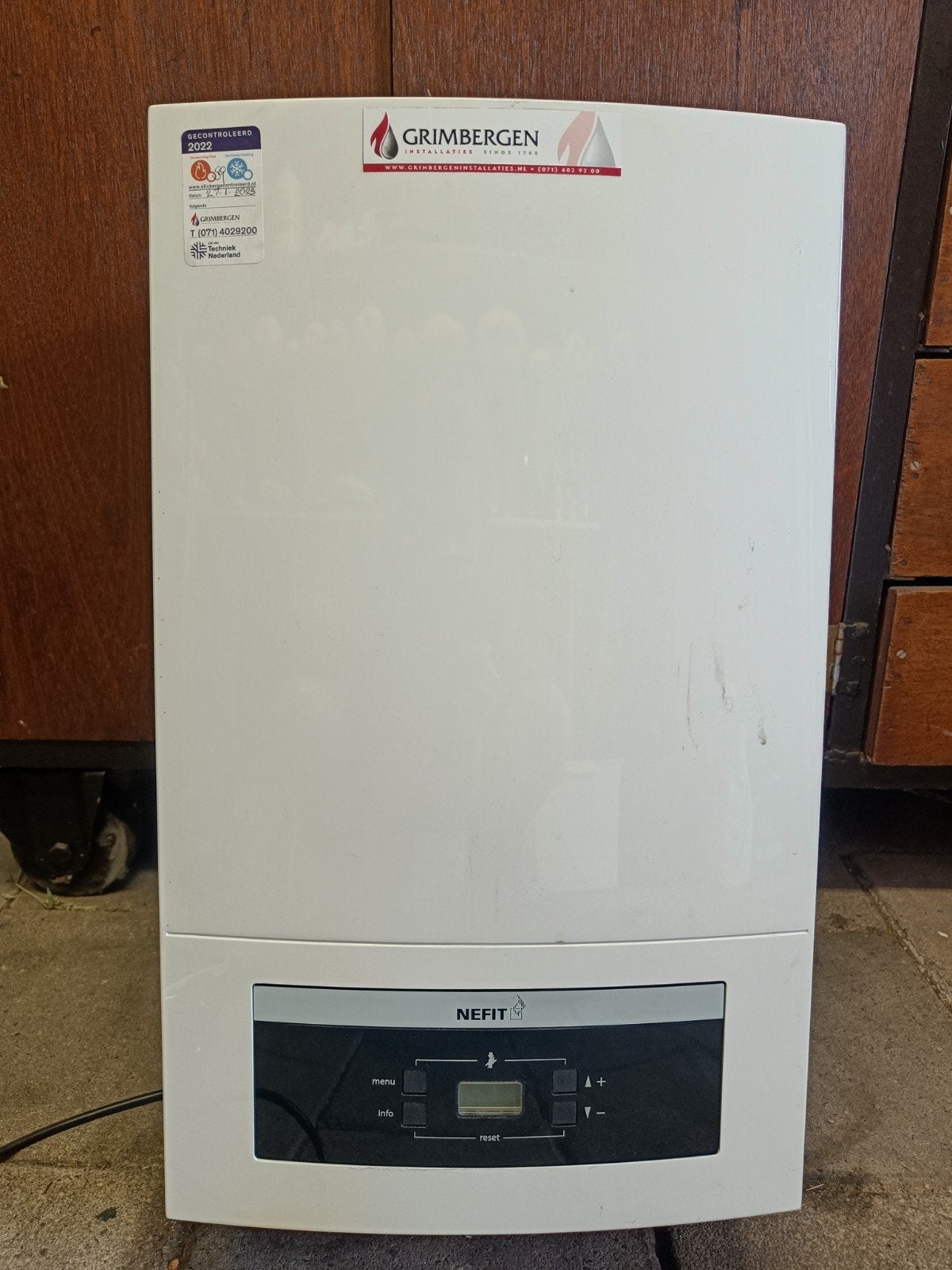 CV ketel Nevit uit 2018 - werkend, Doe-het-zelf en Verbouw, Geisers en Boilers, Minder dan 20 liter, Ophalen, Gebruikt, Geiser