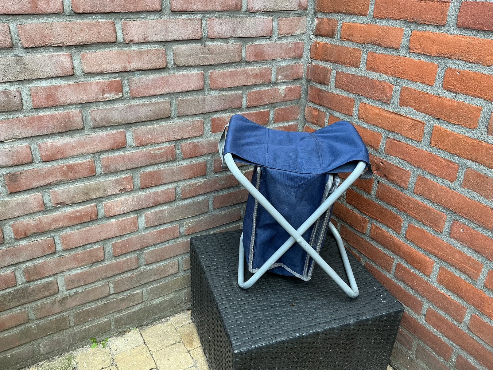 Stoeltje voor vissen, Ophalen, Gebruikt, Campingstoel