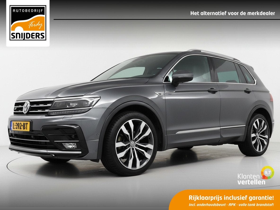 Volkswagen Tiguan 1.4 TSI R-LINE Highline Business R | 100%, 12 maanden, 4 cilinders, Leder en Stof, SUV of Terreinwagen