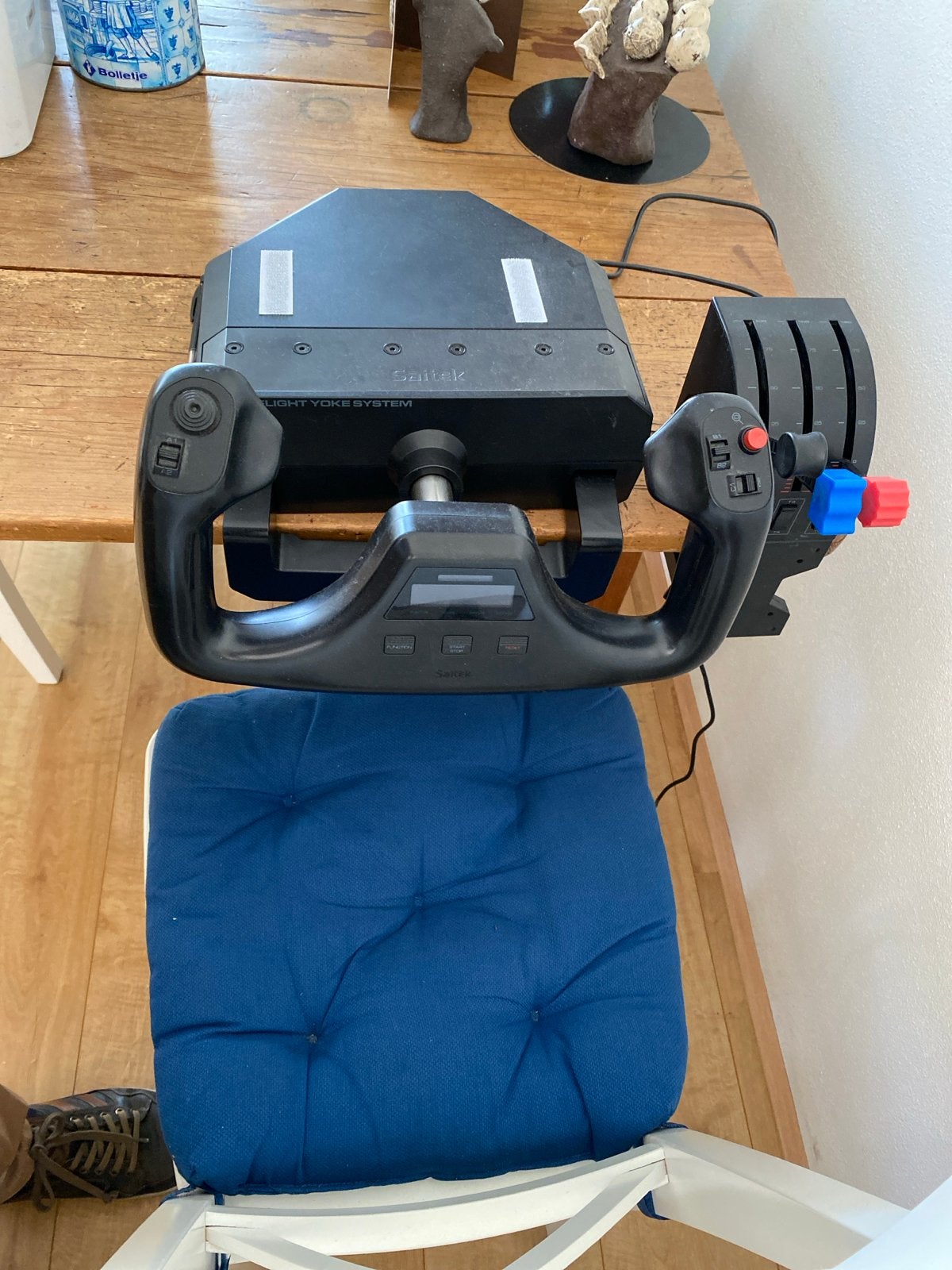 Saitek Pro Flight Yoke System - Vliegsimulator Controller, Ophalen, Gebruikt, Overige merken, PC