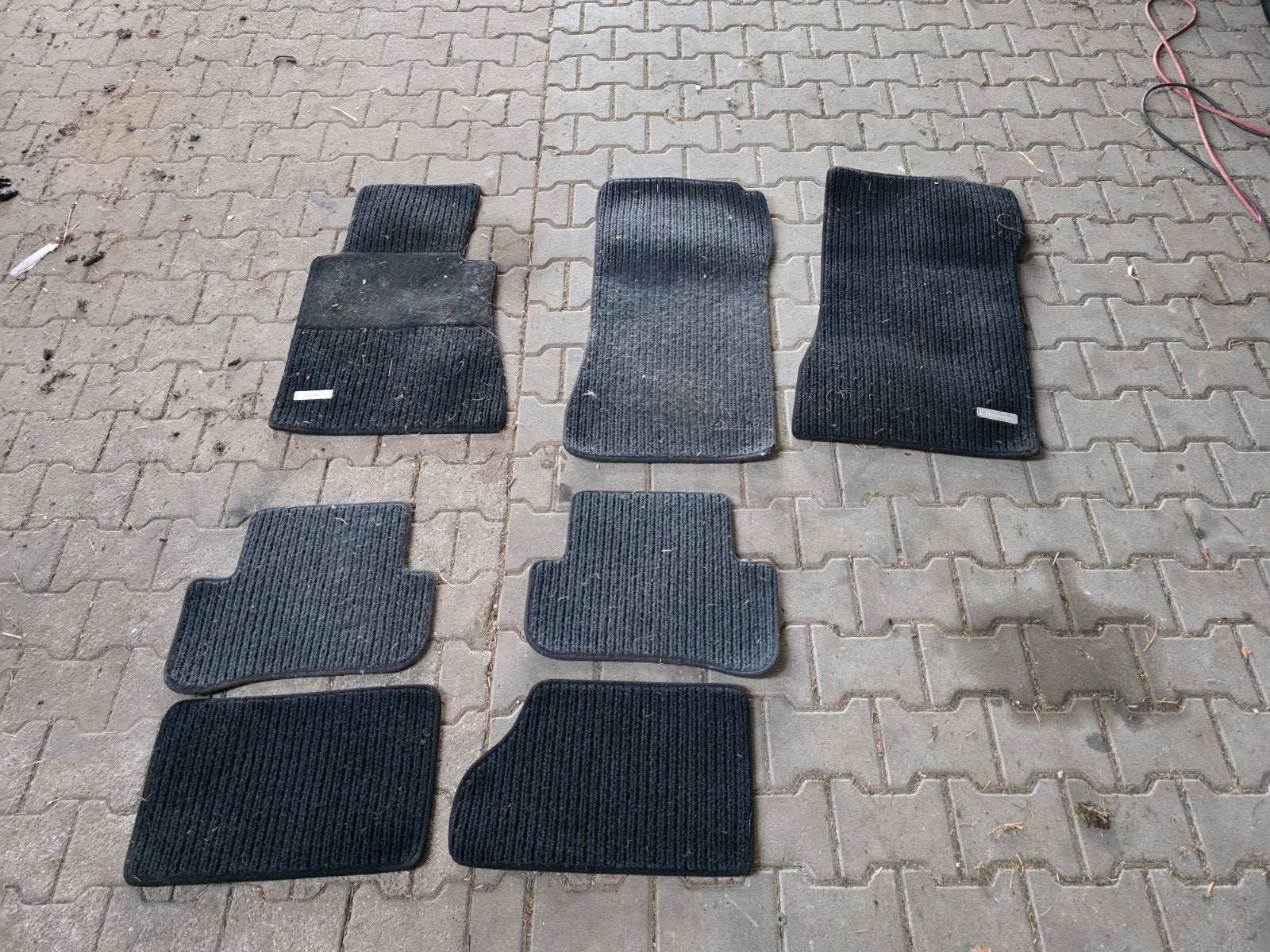 Automatten set uit een Mercedes C Klasse, Auto diversen, Automatten, Ophalen, Gebruikt