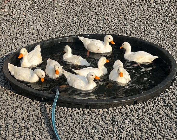 Witte eenden wakers!, Meerdere dieren, Eend