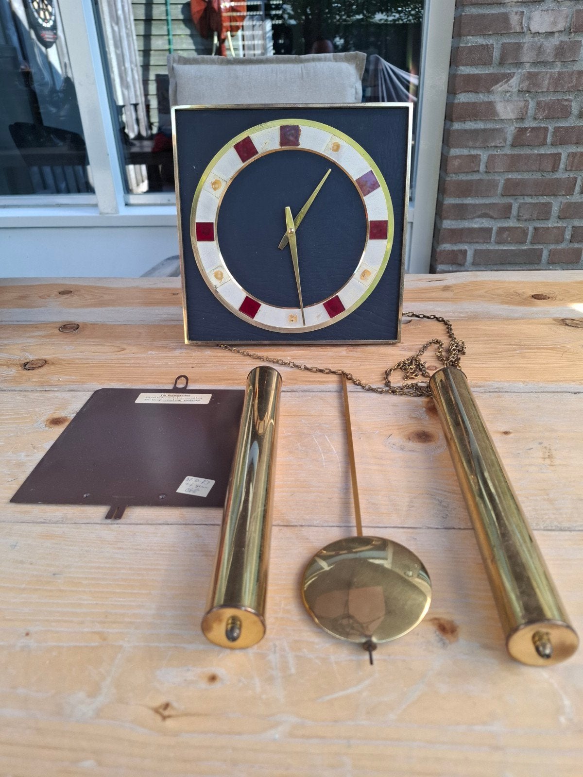 antieke junghans klok ,wandklok vintage, Ophalen of Verzenden