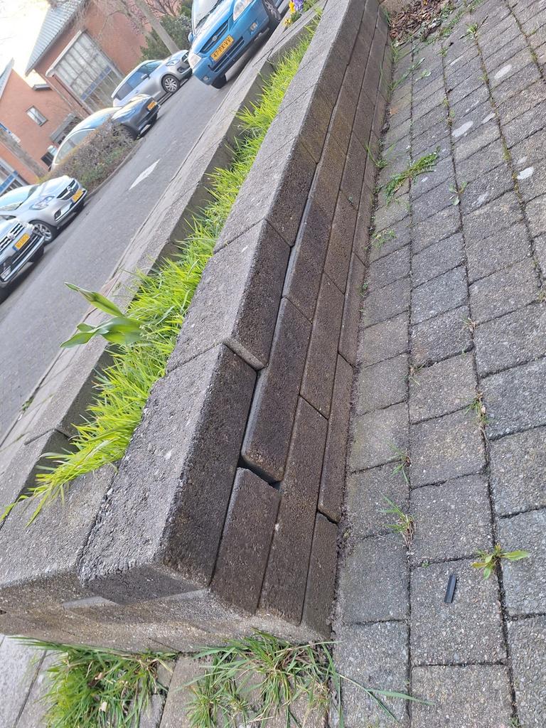 Betonnen bloembakken, Gebruikt, Minder dan 30 cm, 100 cm of meer, Ophalen of Verzenden