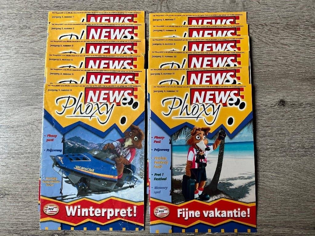 Jaargang 3 PSV Phoxy, Verzamelen, Ophalen of Verzenden, Gebruikt, PSV, Boek of Tijdschrift
