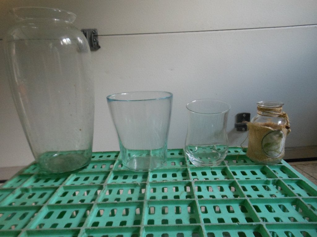 glazen vazen, Ophalen, Overige kleuren, Minder dan 50 cm, Glas
