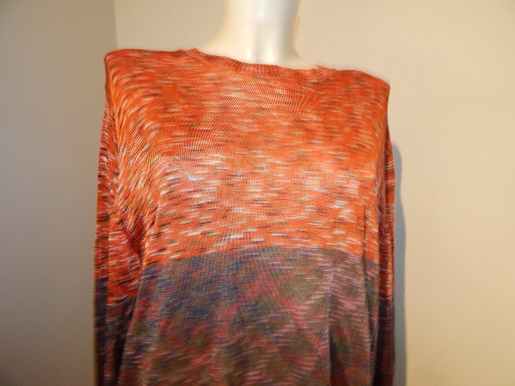 Missoni sweatertje sweatshirt kleurrijk design glad breiselL, Maat 42/44 (L), Zo goed als nieuw, Missoni, Meerkleurig