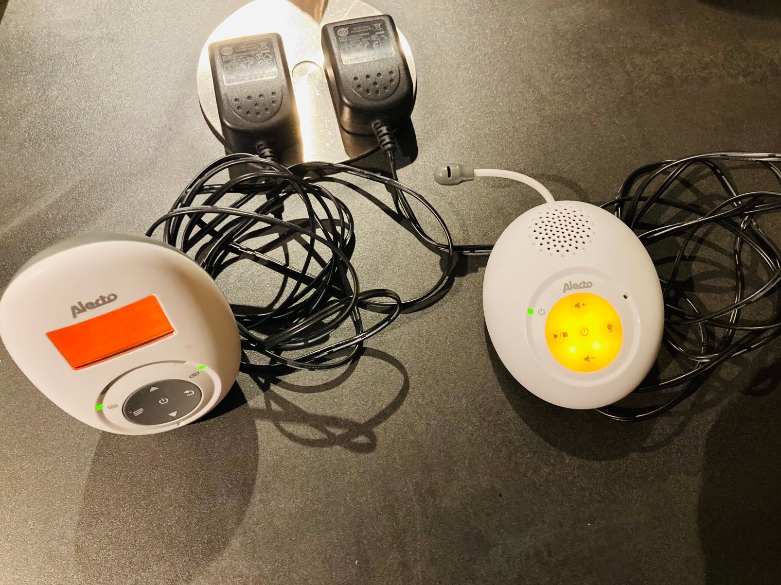 Alecto babyfoon set DBX 125 DECT, Ophalen of Verzenden, Gebruikt, 250 meter of meer, Digitaal