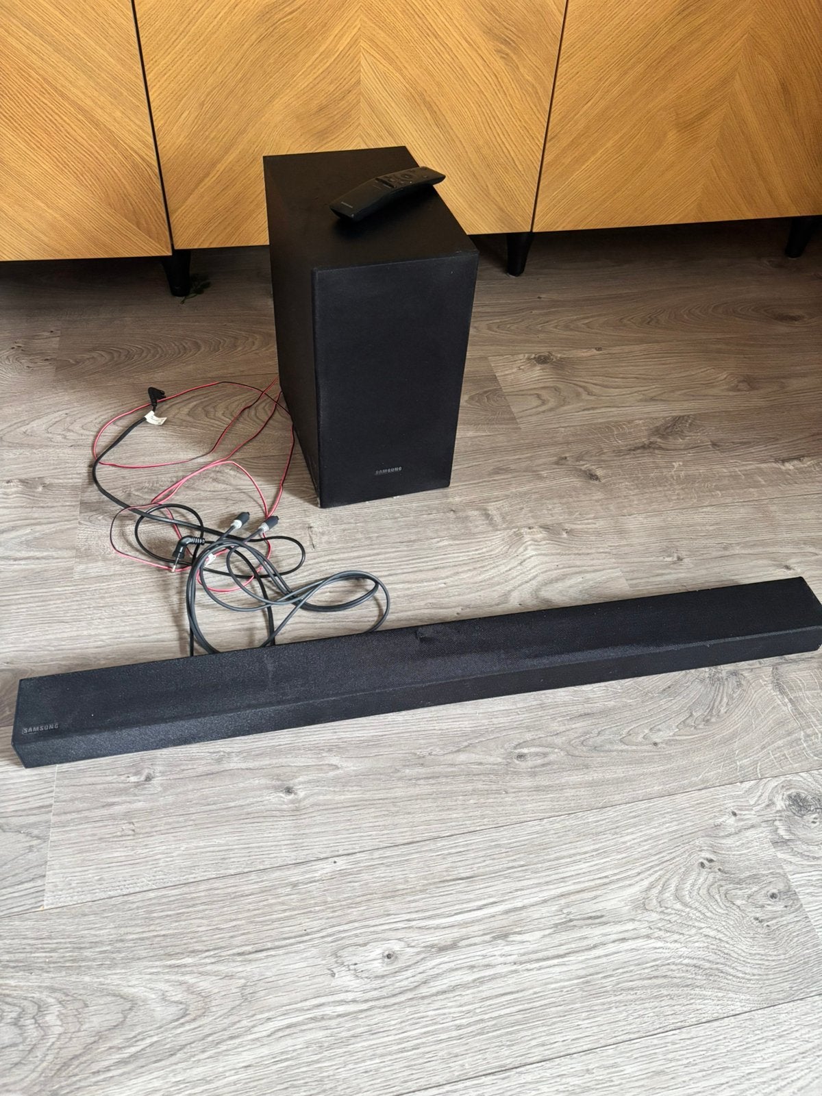 Samsung Soundbar, Ophalen, Met externe subwoofer, Zo goed als nieuw