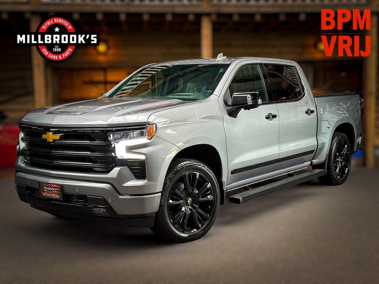 Chevrolet Silverado Black Edition 6.2 V8 420 PK, BPM VRIJ, L, Auto's, Automaat, 8 cilinders, Leder, Nieuw