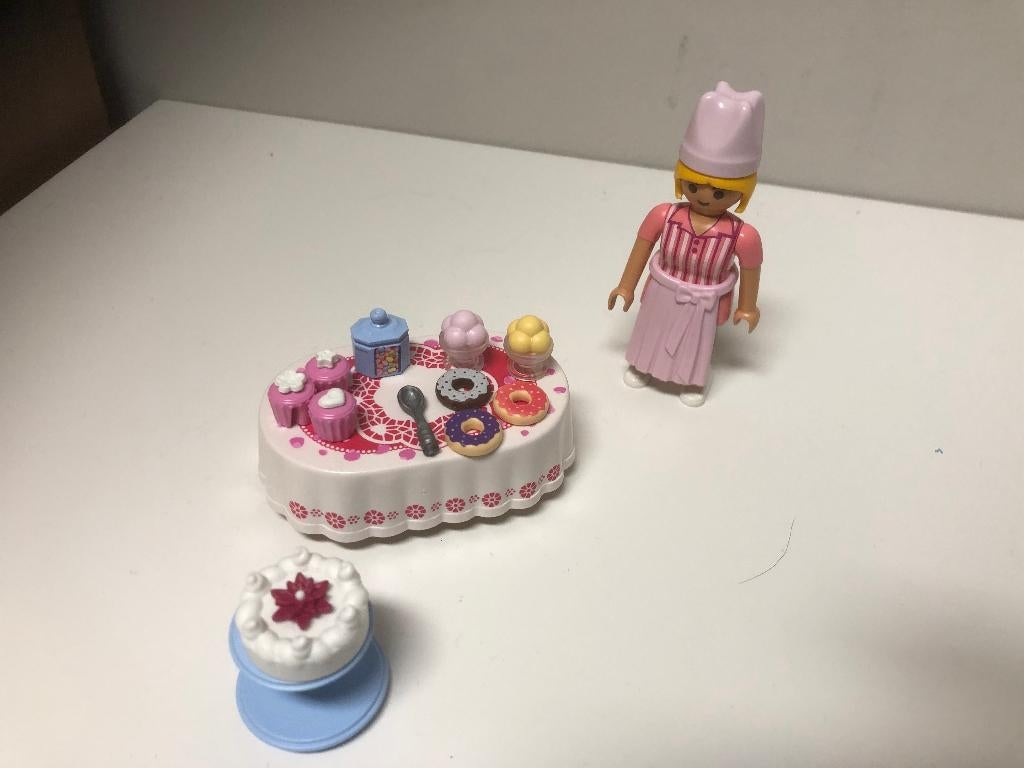playmobil 70381 banketbakker moet toetjes, Ophalen of Verzenden, Zo goed als nieuw, Complete set