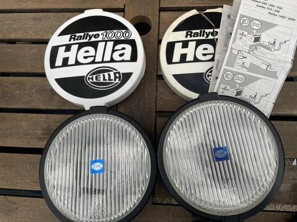 2x Hella verstralers rally 1000, Ophalen, Zo goed als nieuw
