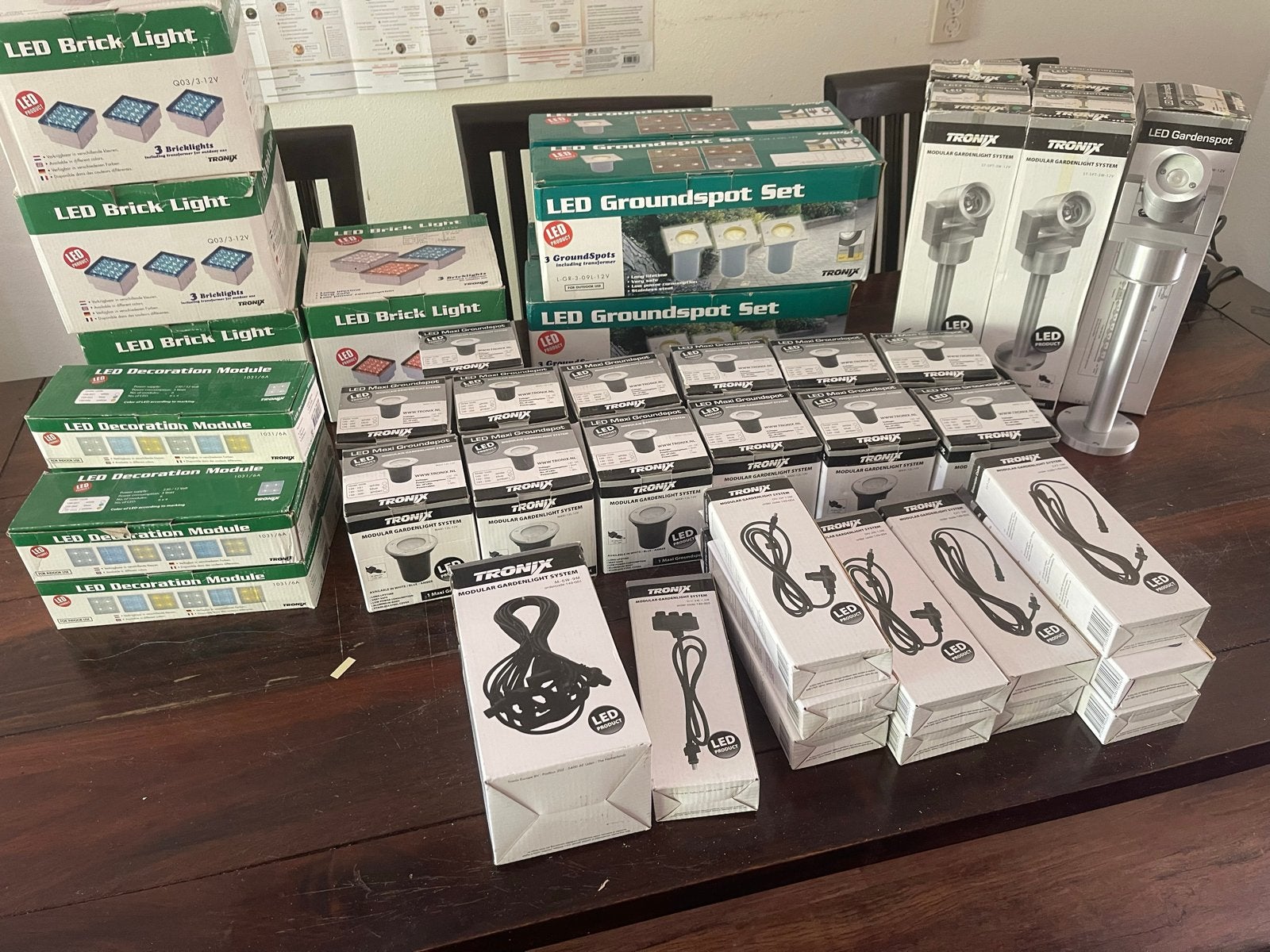Tronix Led Tuinverlichting Set - Diverse Lampen & Modules, Minder dan 50 watt, Ophalen of Verzenden, Netvoeding, Spots