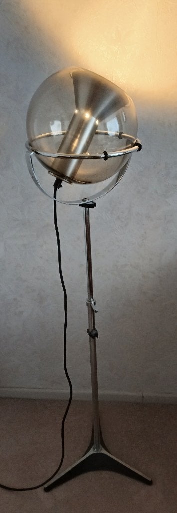 Vintage Raak Globe vloerlamp., Huis en Inrichting, Lampen | Vloerlampen, Ophalen, 150 tot 200 cm