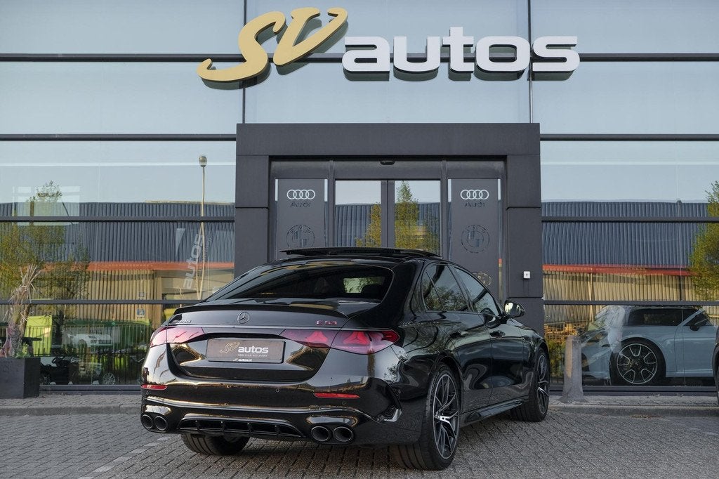 Mercedes-Benz E-klasse E53 AMG 612pk 4MATIC+ Panoramadak *BT, Auto's, Automaat, Gebruikt, Leder en Stof, Plug-in hybride