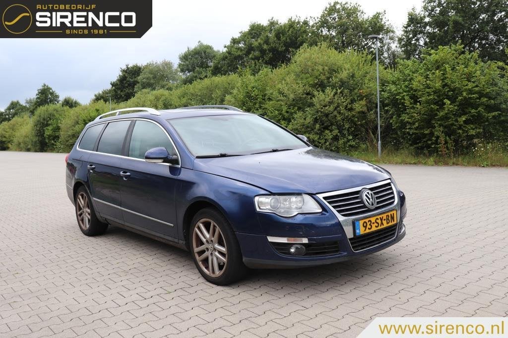 Volkswagen Passat Variant 2.0 TDI Highline export | schuifda, Auto's, Voorwielaandrijving, 4 cilinders, Blauw, Automatische klimaatregeling
