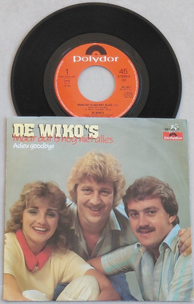 VINYL SINGLE DE WIKO'S - MAAR DAT IS BOG NIET ALLES, Cd's en Dvd's, Gebruikt, Fotohoes, 7 inch, Ophalen of Verzenden