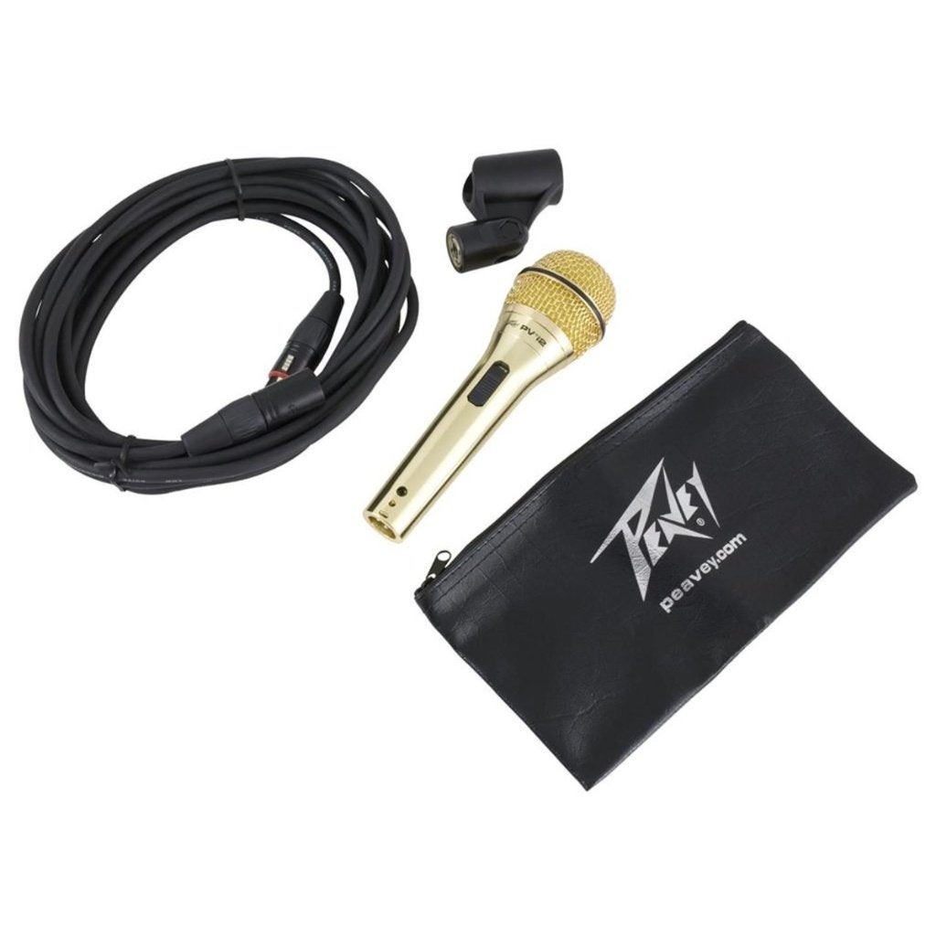 Peavey PVI 2 Gold XLR hoogwaardige microfoon Goud, ., Nieuw, Ophalen of Verzenden, .