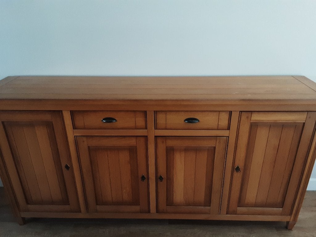 Dressoir eiken, Huis en Inrichting, Ophalen, Gebruikt, Met deur(en), Eikenhout